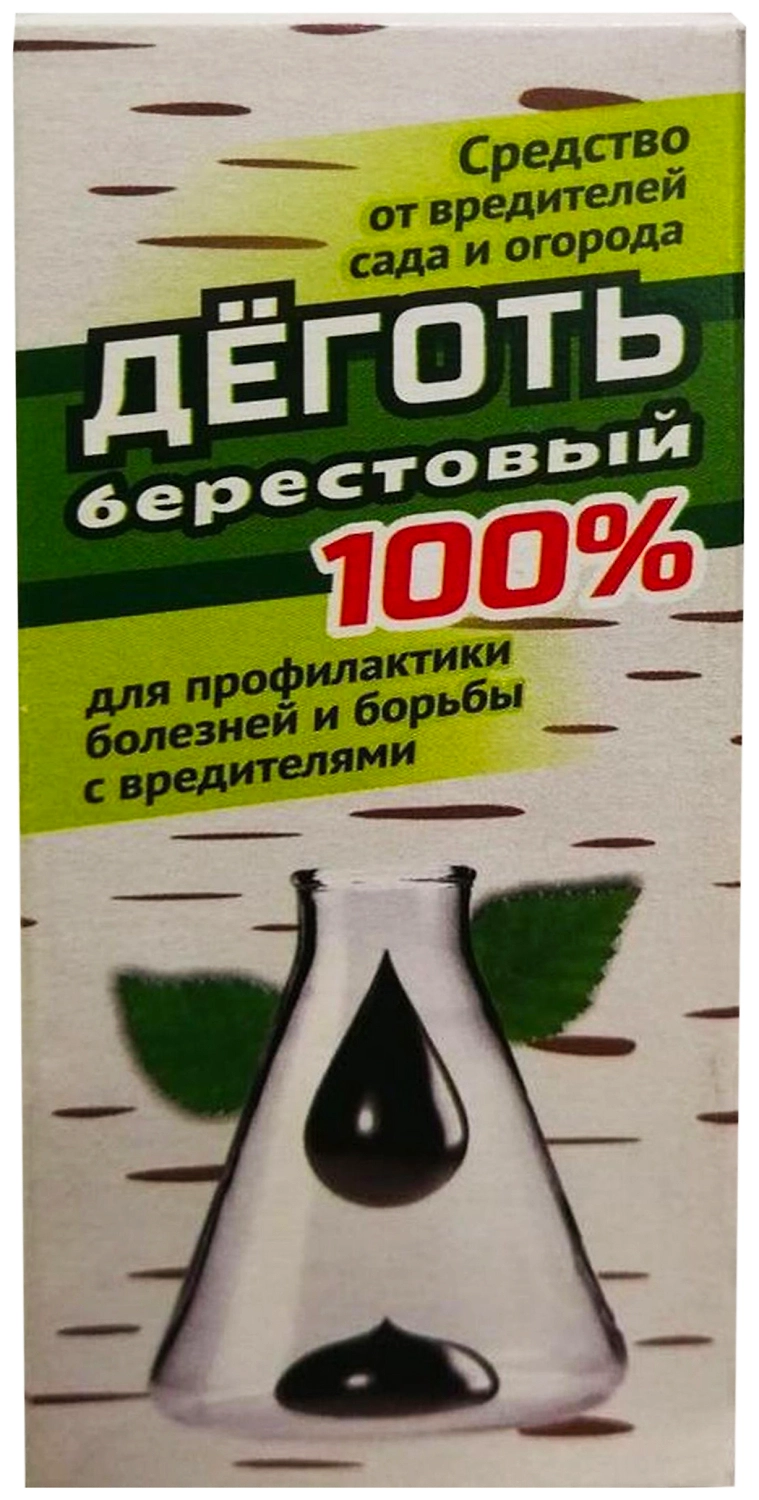 Средство защитное от насекомых-вредителей Деготь берестовый 80 мл