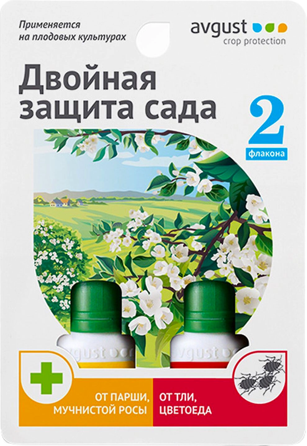 Средство лечебно-защитное от вредителей Avgust Раек 10 мл + Биотлин 9 мл