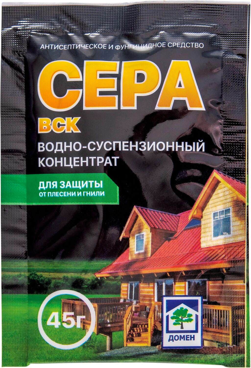 Средство защитное от плесени и гнили ДОМЕН Сера 45 гр
