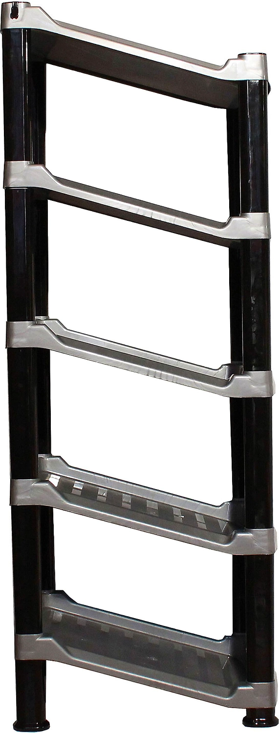 Этажерка для обуви DDSTYLE Мега пластик 91х50х37,5 см серебро 