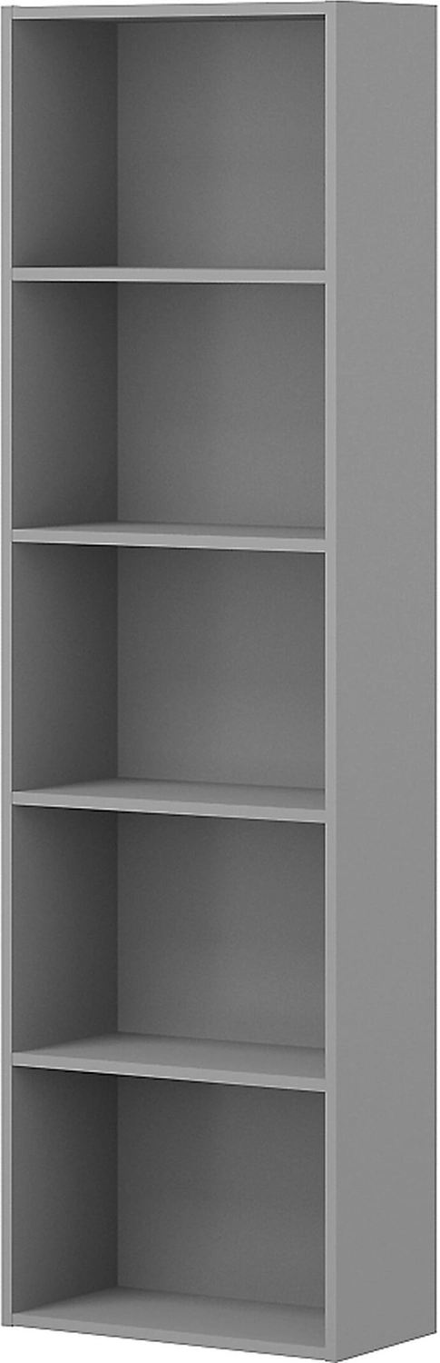 Стеллаж для книг ФЕЛИКС ЛДСП 170х50х25 см серый