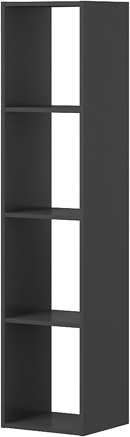 Стеллаж универсальный ФЕЛИКС ЛДСП 164х37х34 см антрацит