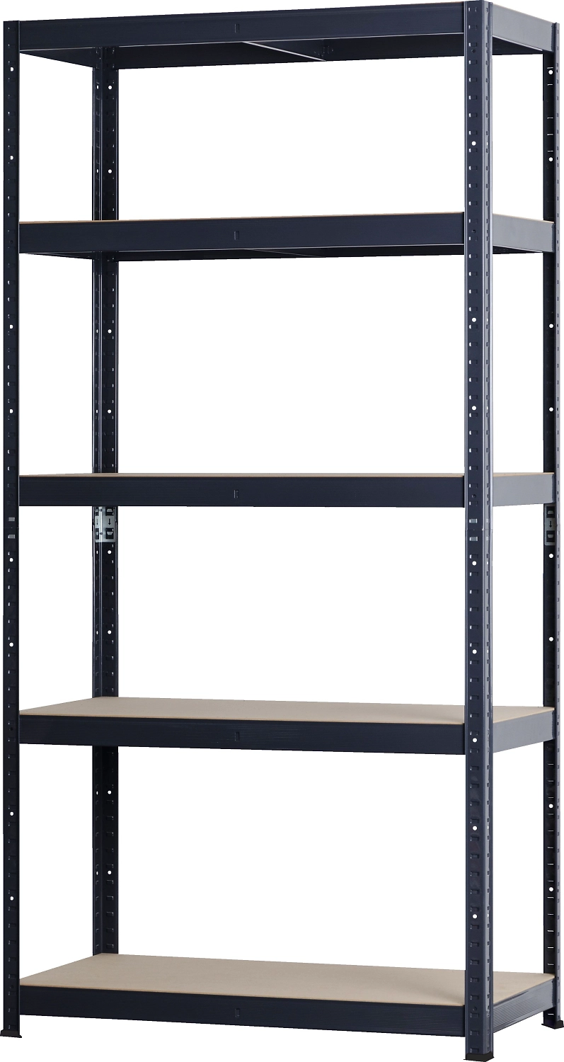 Стеллаж универсальный сталь 180x90x40 см антрацит 