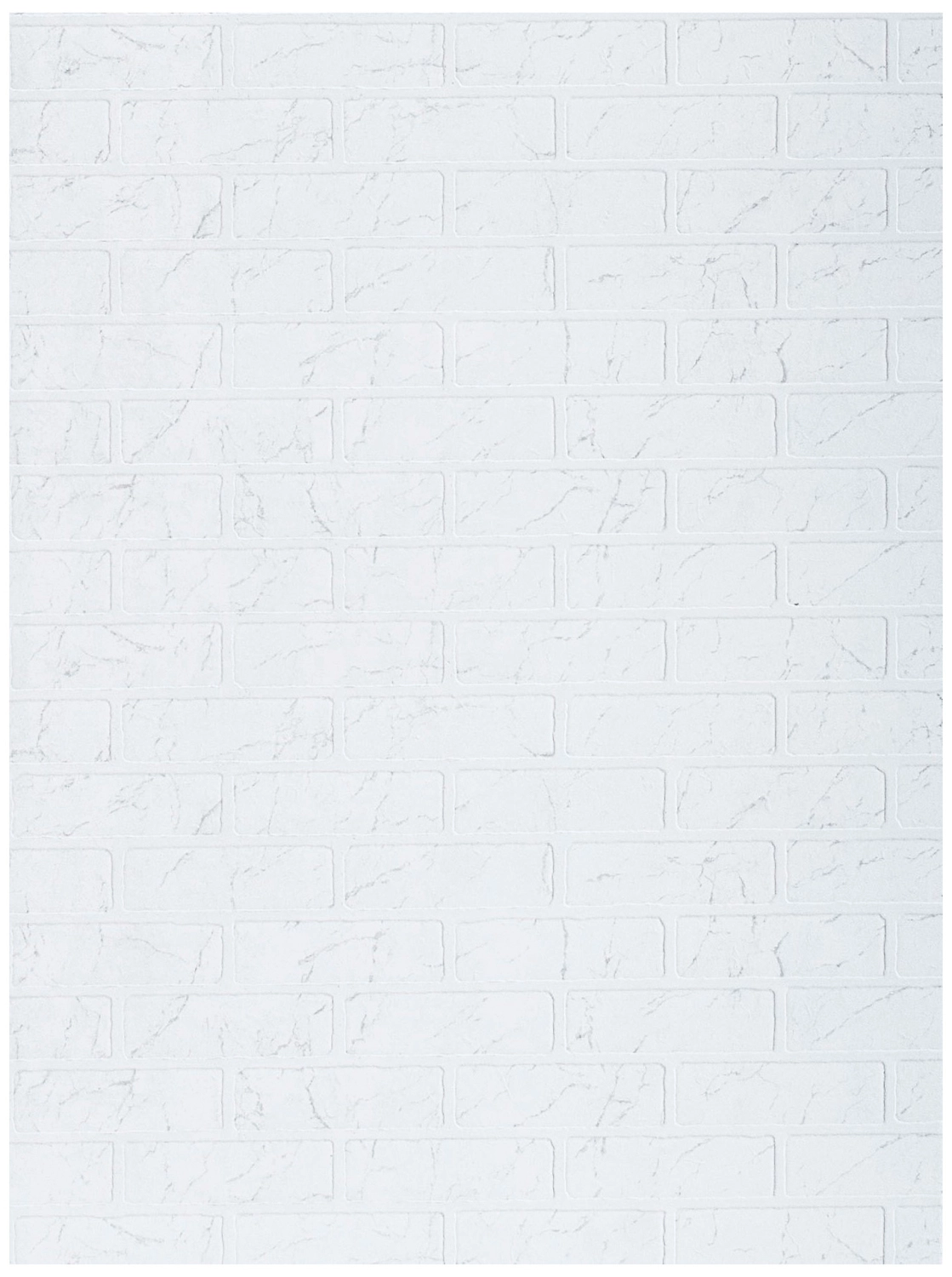 Панель ДВП листовая Кирпич Арктика 1220х2440х6 мм