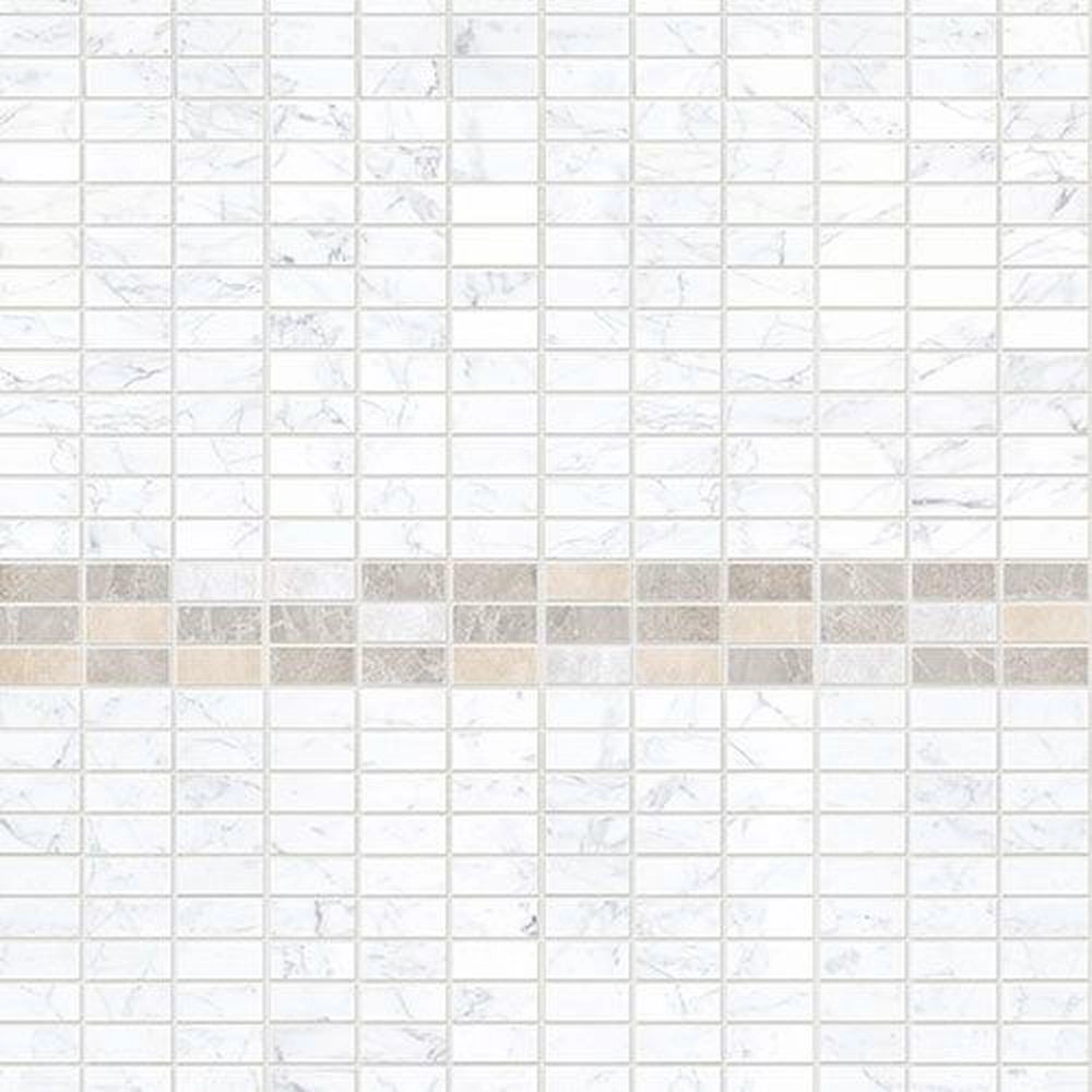 Панель ПВХ листовая комплект Каррара 250х2650х8 мм 4 шт