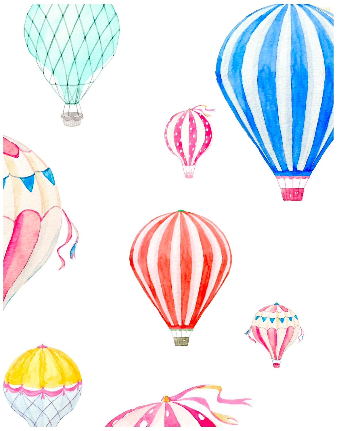 Панель МДФ листовая Ростомер Воздушные шары 600х2440х3 мм