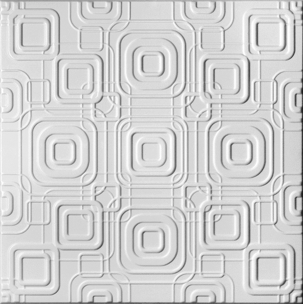 Плита пенополистирол Декор С2070 500х500х8 мм 8 шт