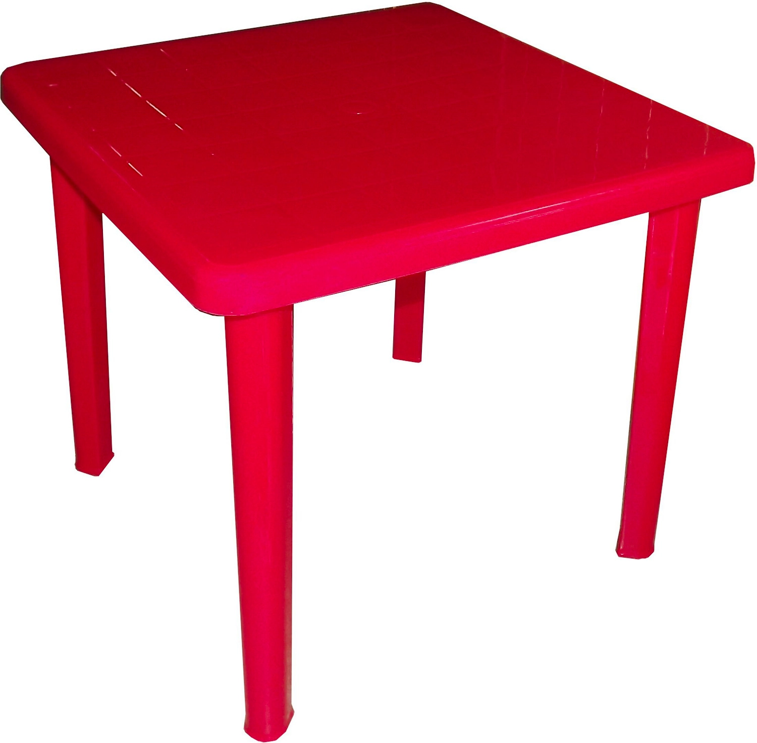 Стол разборный Авангард Romantik пластиковый красный 81x81x71,5 см