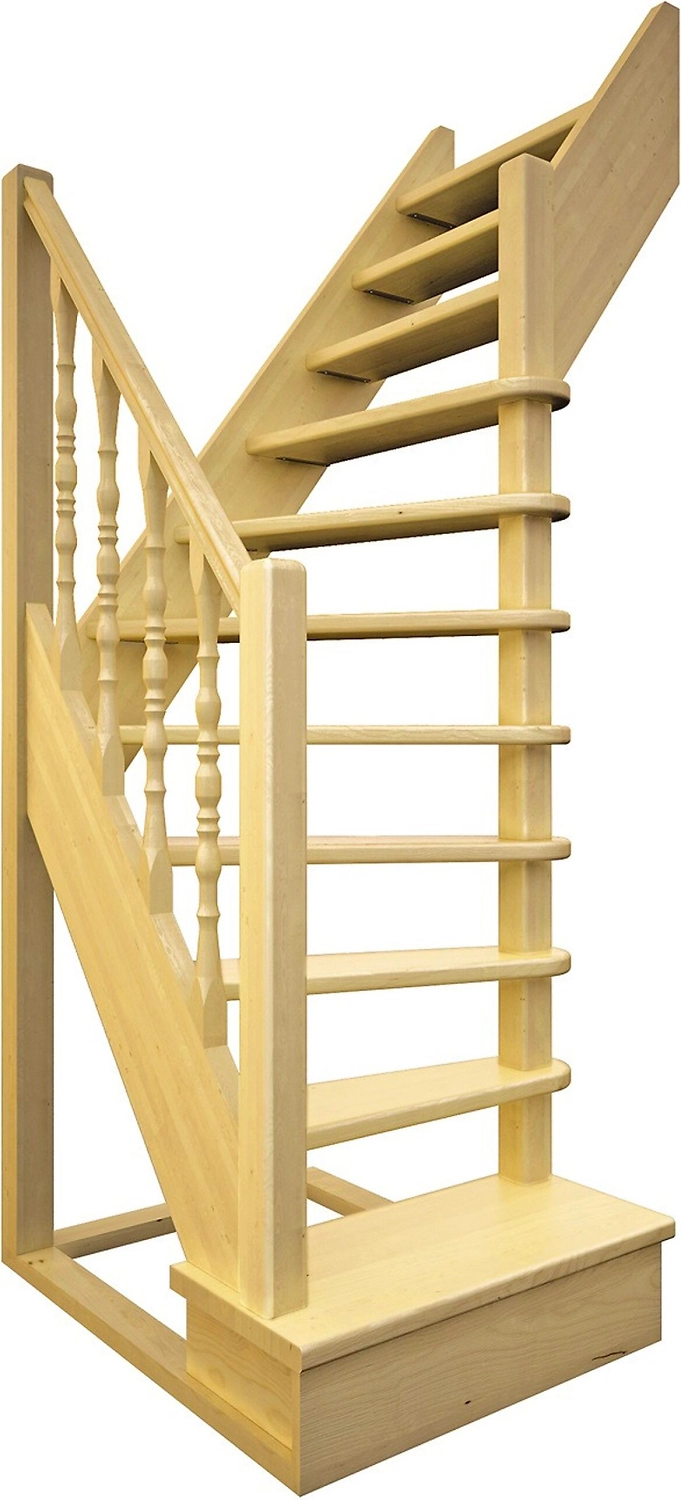 Лестница деревянная Лесенка 91-у 10 ступеней 247,5 см
