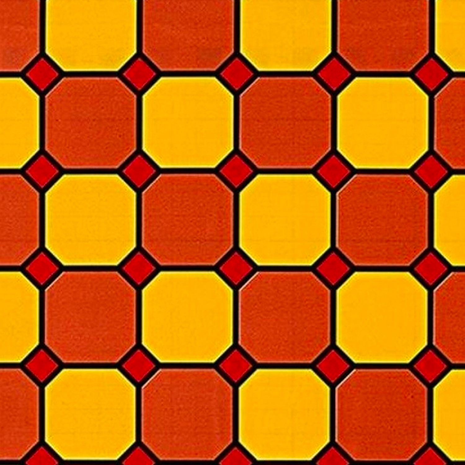 Декоративная пленка Delux витражная соты цветные 100 мкм 0,45х2 м