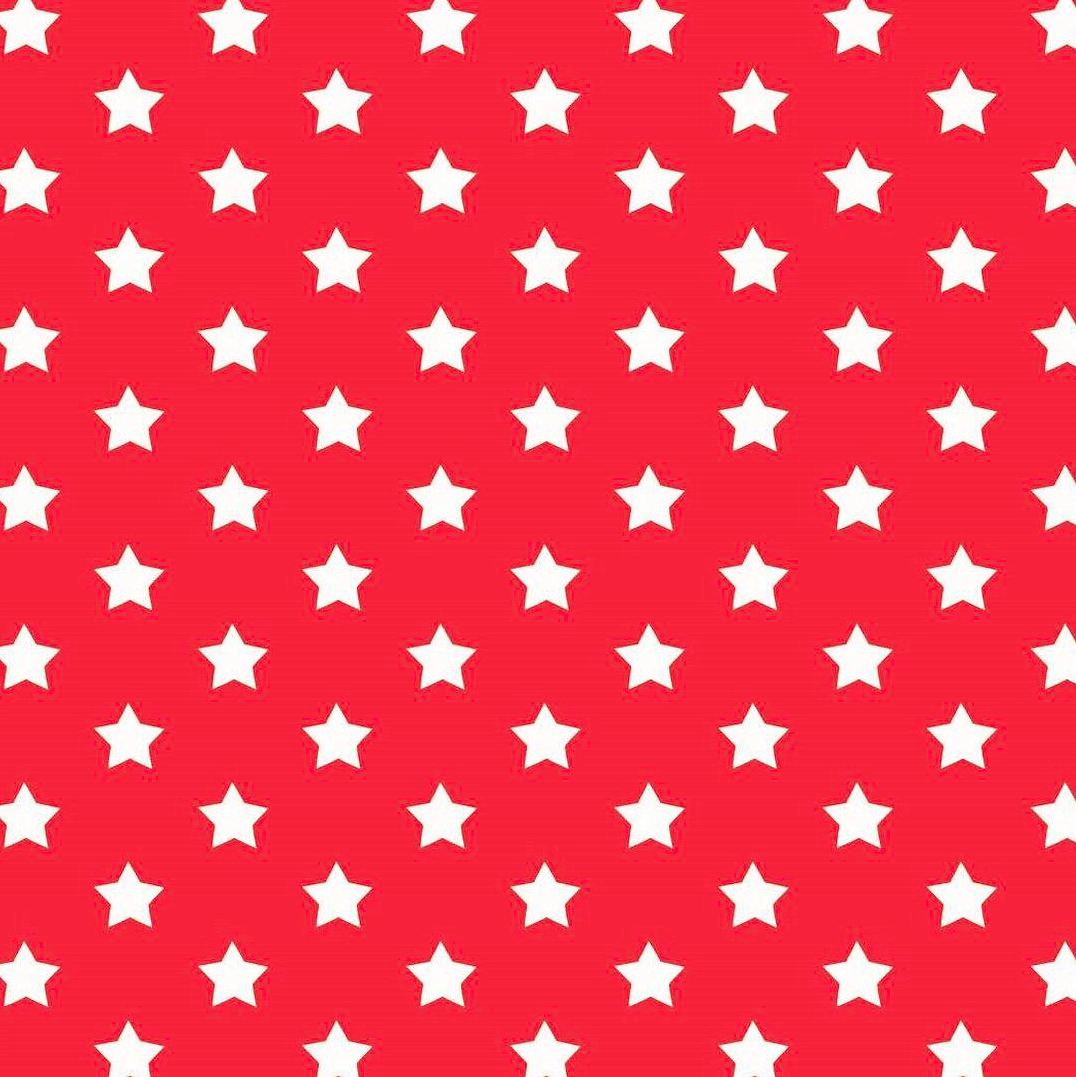 Декоративная пленка Gekkofix звезды красный 120 мкм 0,45х2 м