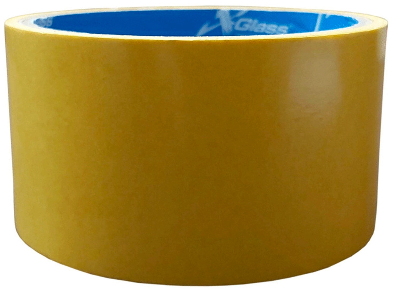 Клейкая лента X-Glass двусторонняя 50 мм х 5 м желтая 