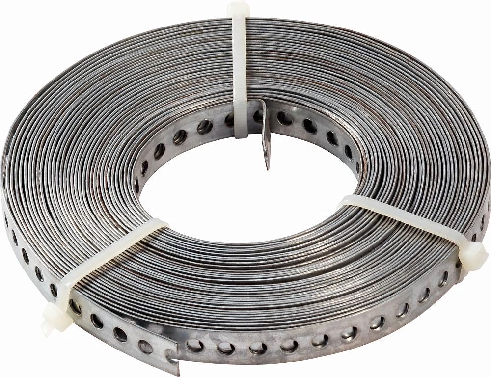 Монтажная лента LUX-TOOLS 12 мм х 10 м оцинкованная сталь