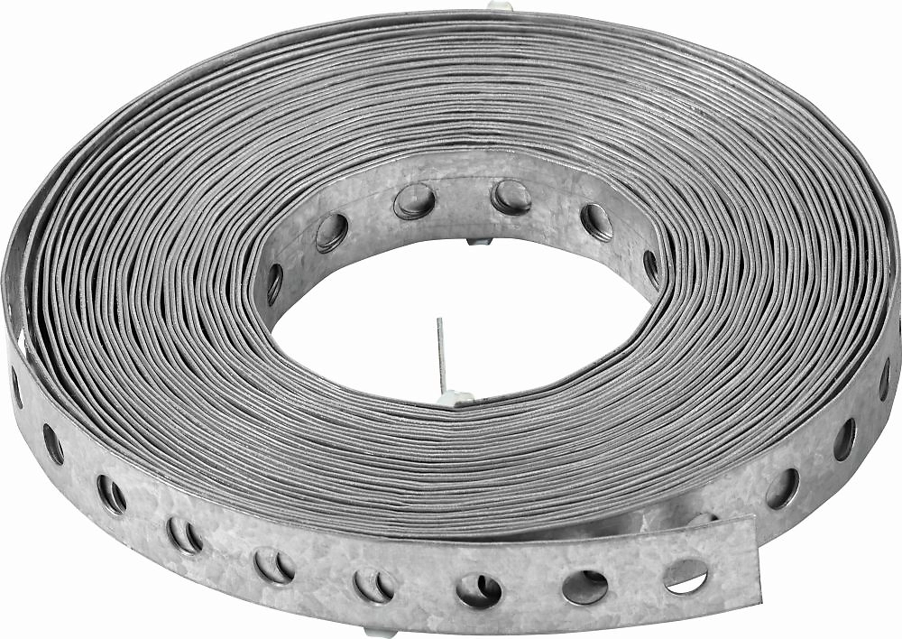 Монтажная лента LUX-TOOLS 17мм х 10м оцинкованная сталь