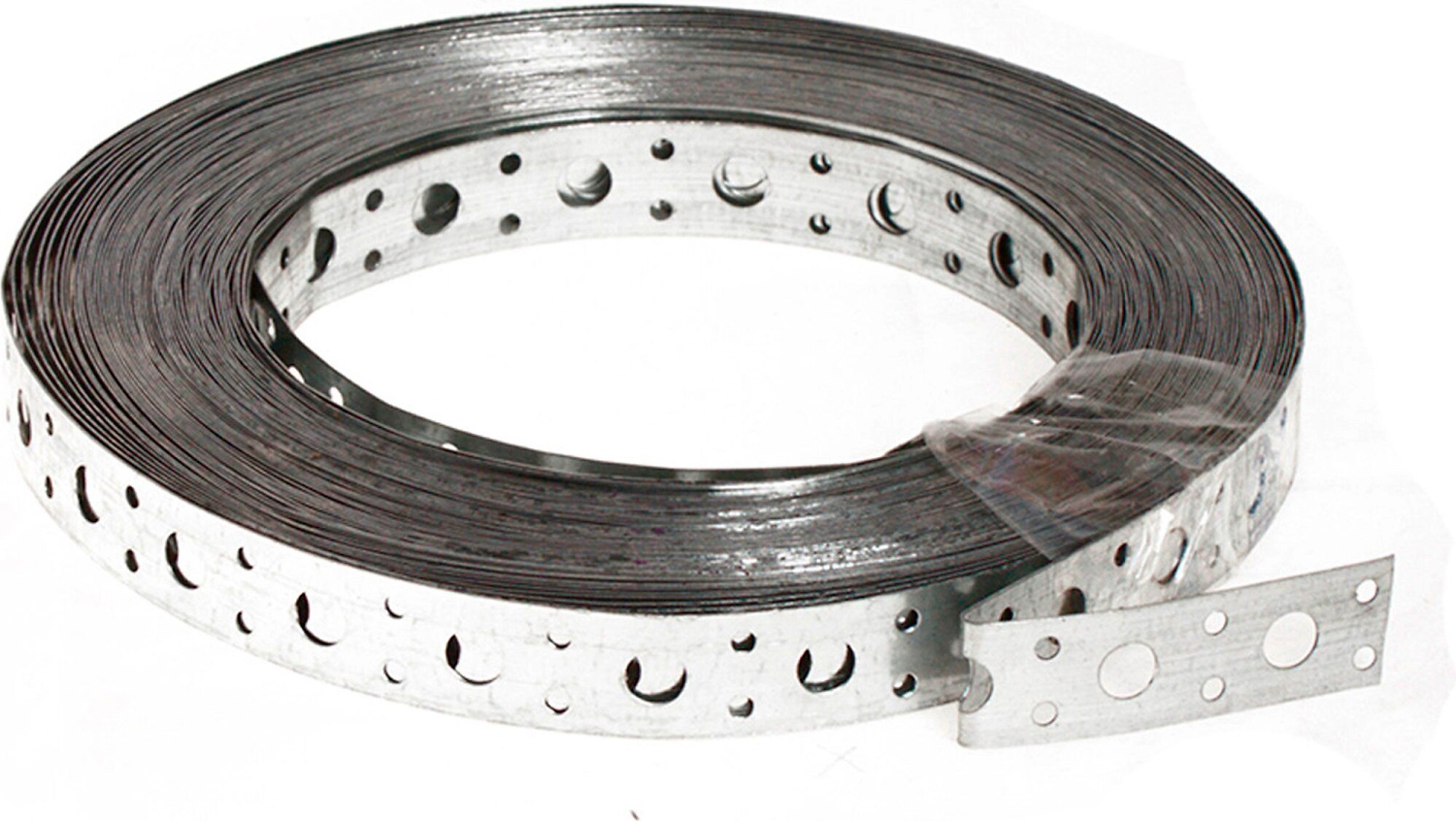 Монтажная лента Стройбат 20 мм х 25 м х 0,55 мм серебристая