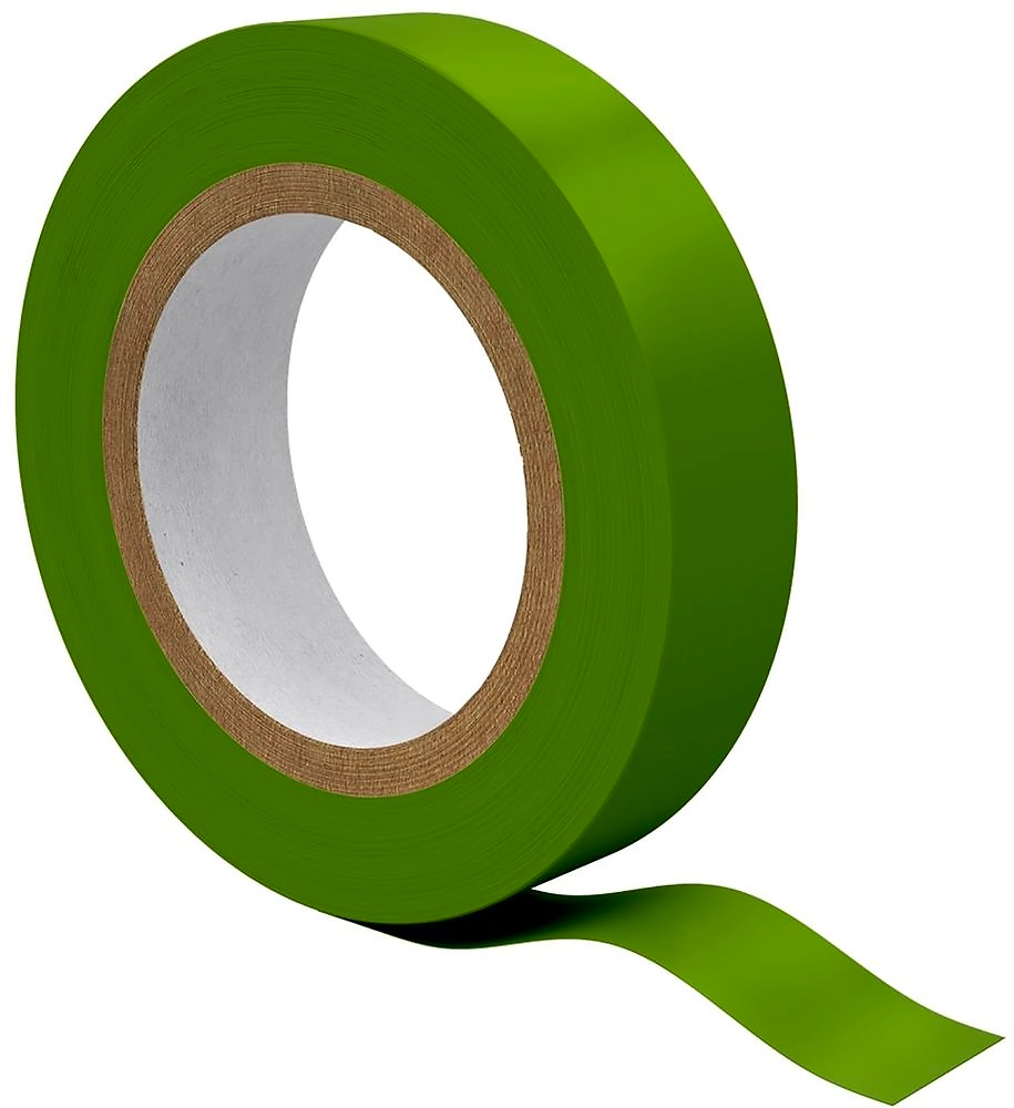 Изолента REV 15 мм х 10 м х 0,13 мм зеленая 