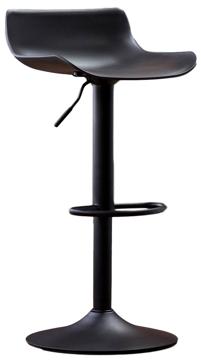 Стул барный 404979 пластик, металл черный 44x75/96 см