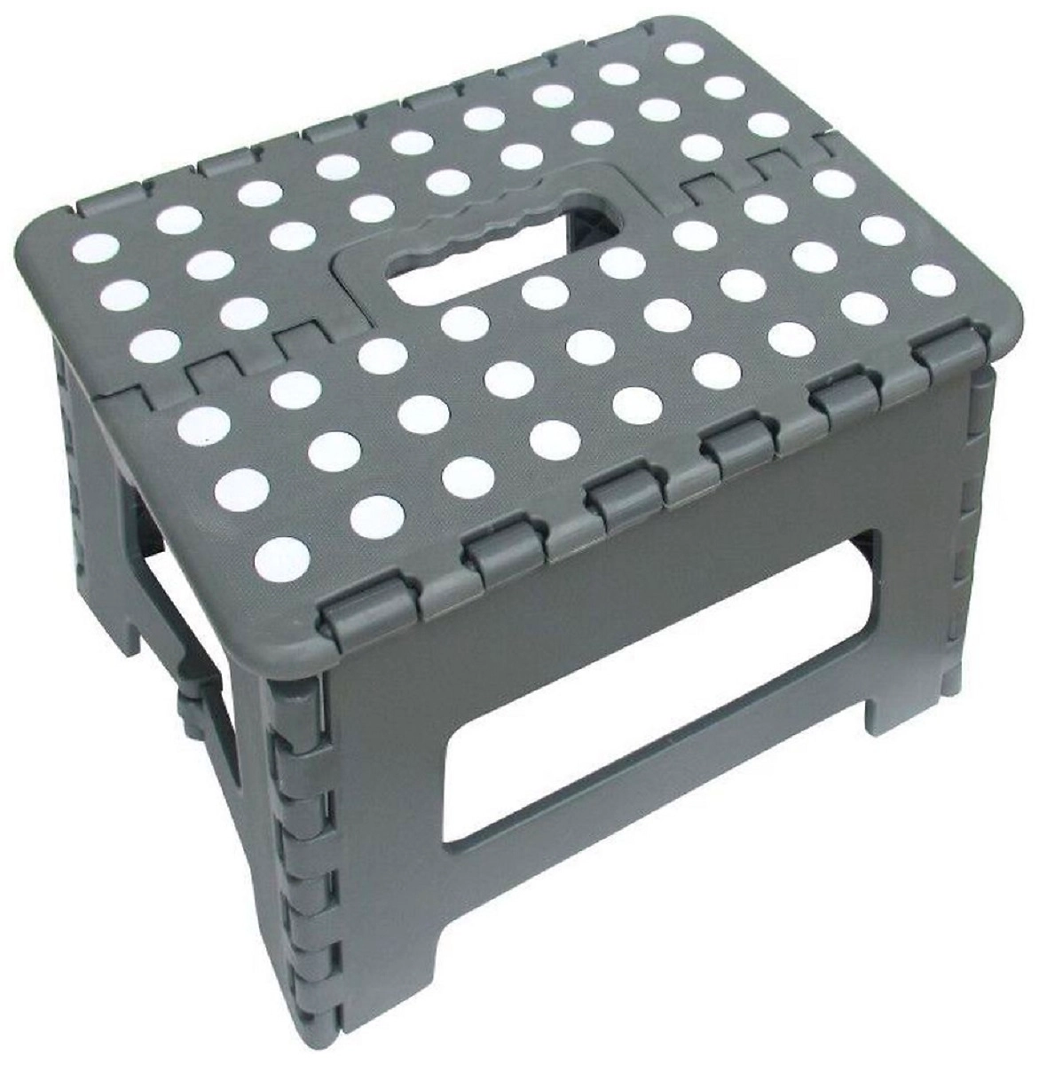 Стул складной пластик серый