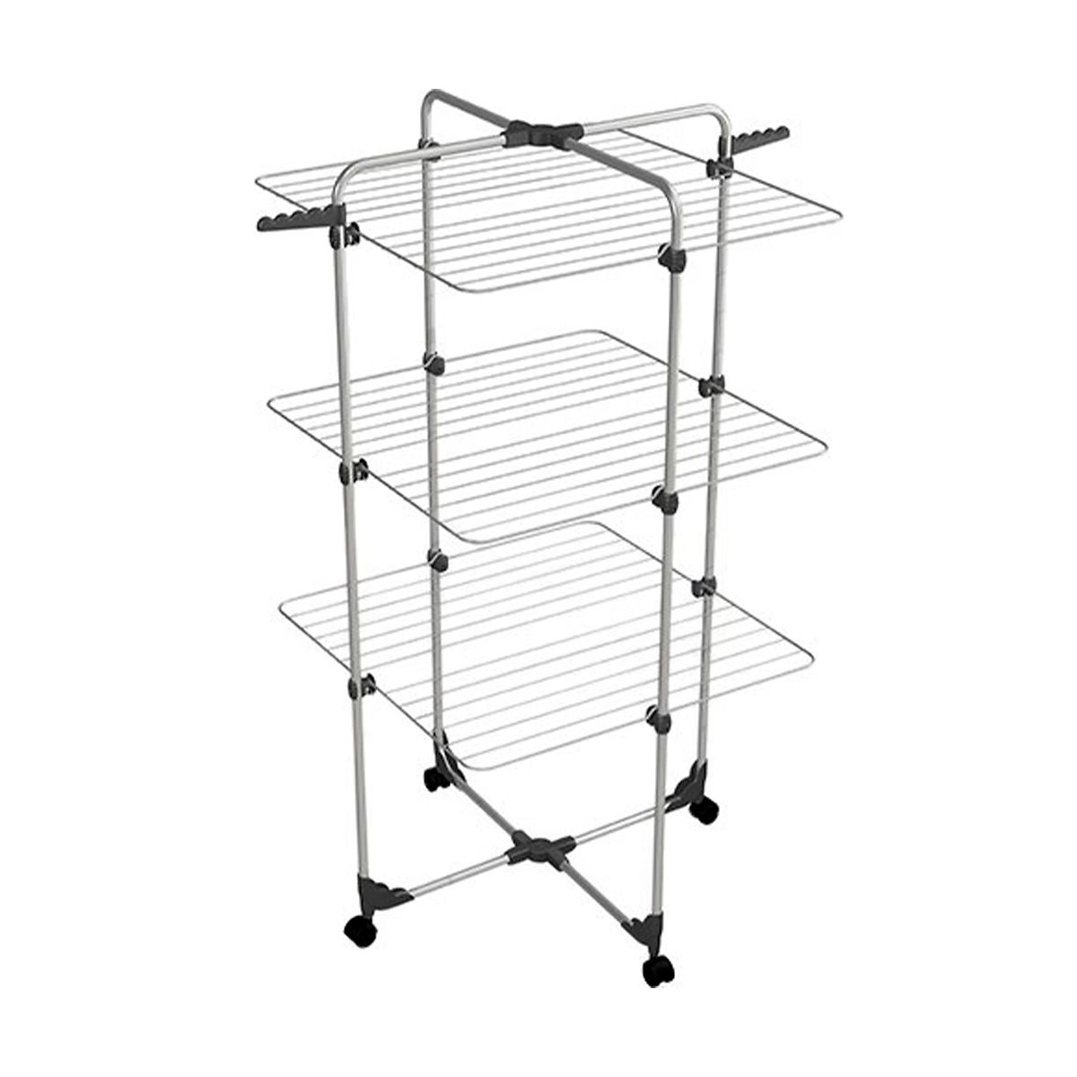 Сушилка для белья gimi напольная Modular 3 серебристая