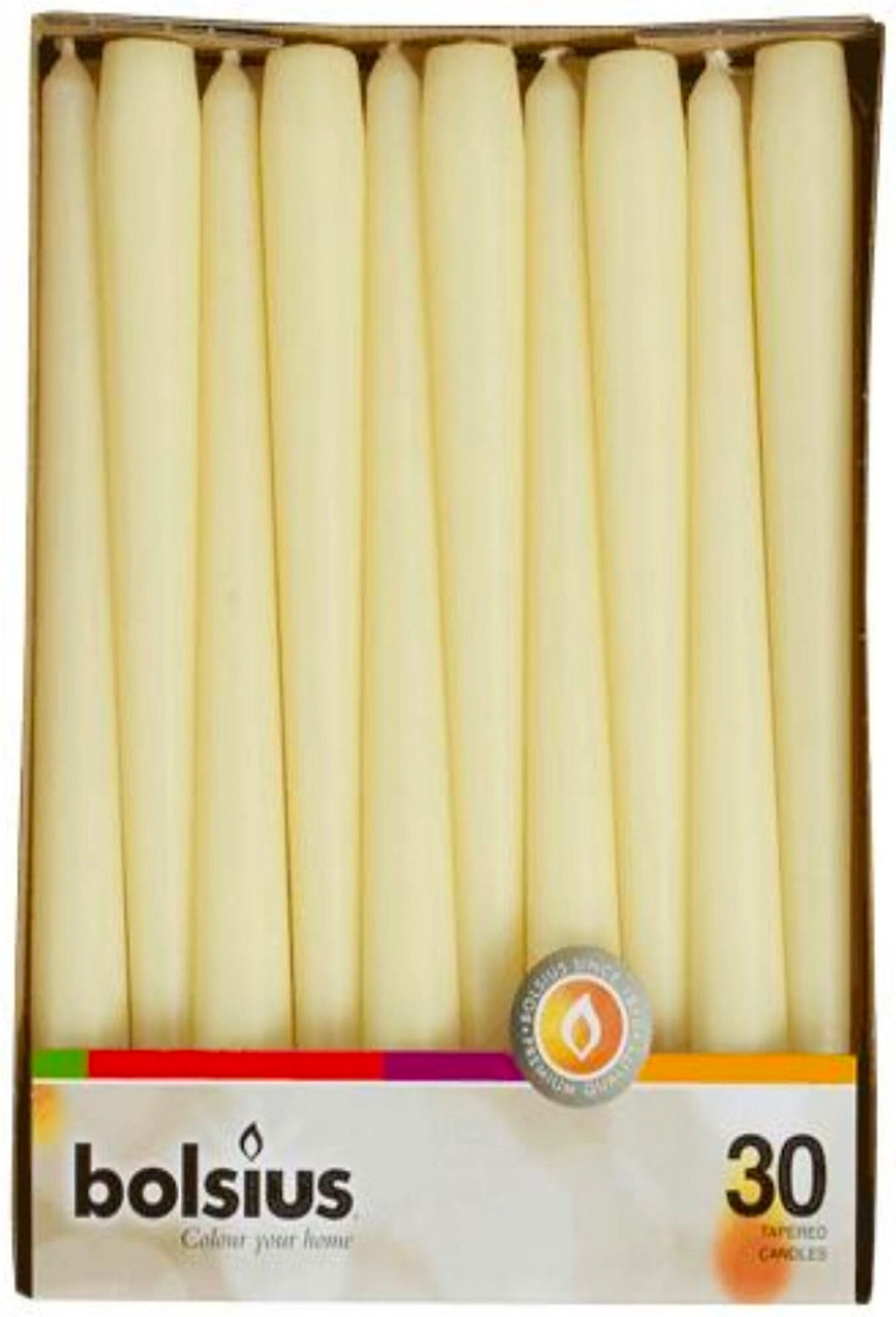 Свеча античная Bolsius кремовая 250 х 20 мм 1 штуки