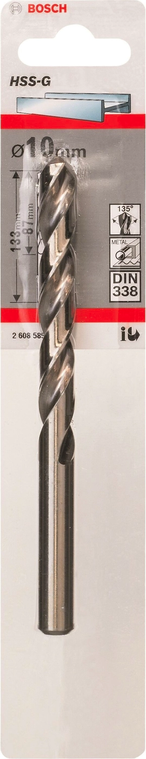 Сверло по металлу BOSCH HSS-G 10 мм 87 мм