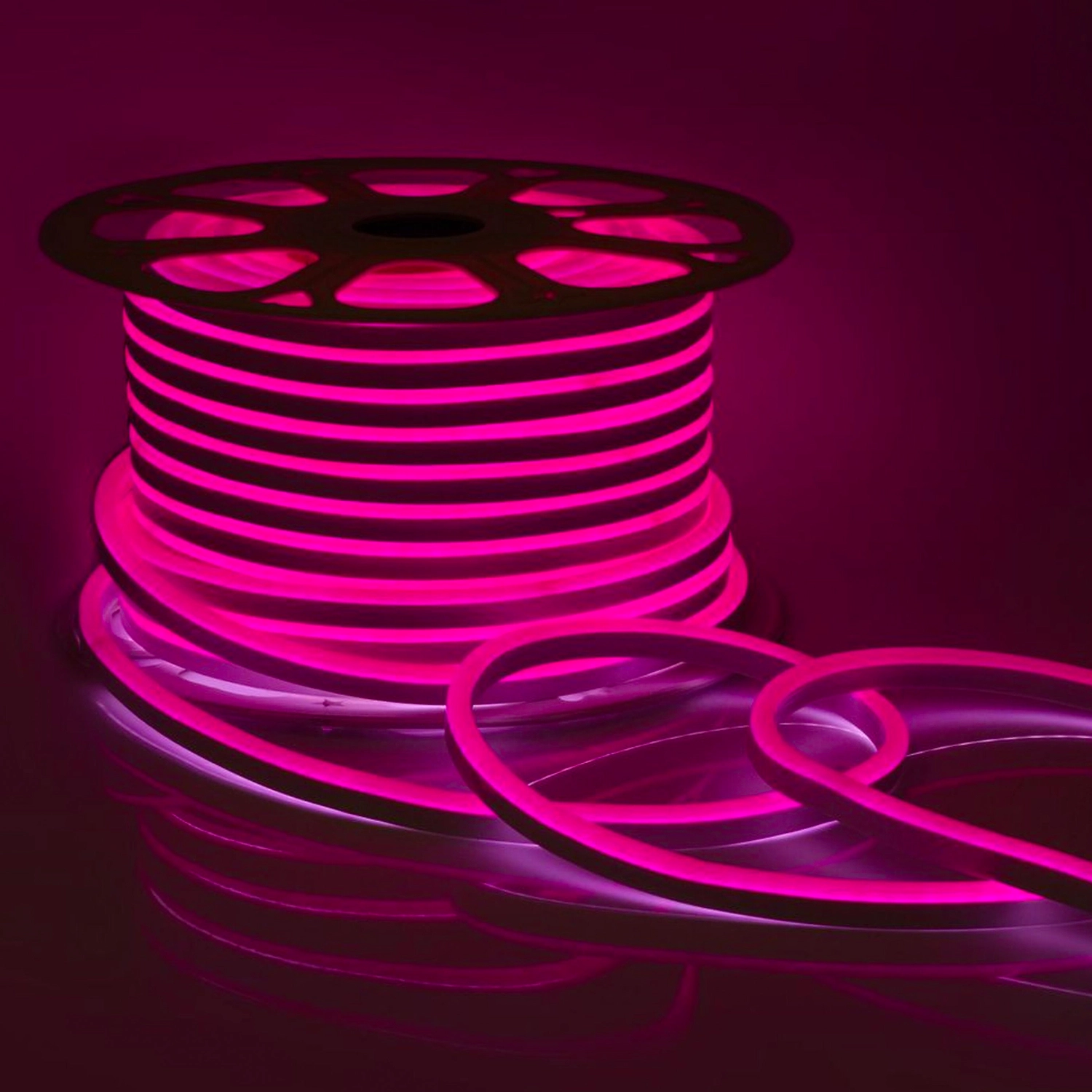 Гибкий неон Apeyron Electrics 10-214 108LED IP65 220 В 6 Вт розовый 1 м