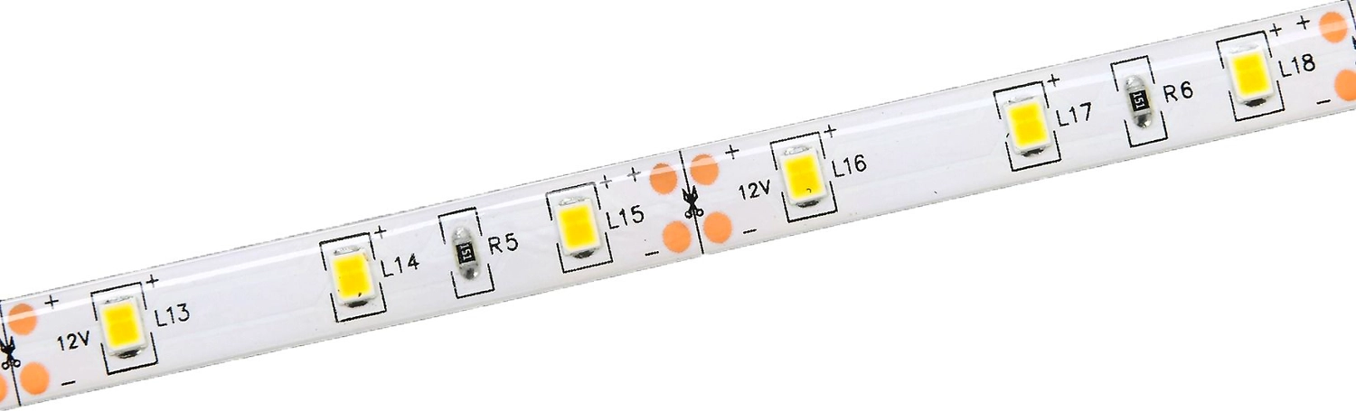 Светодиодная лента IEK SMD 2835 60LED IP65 12В 4,8Вт белый холодный 5 м
