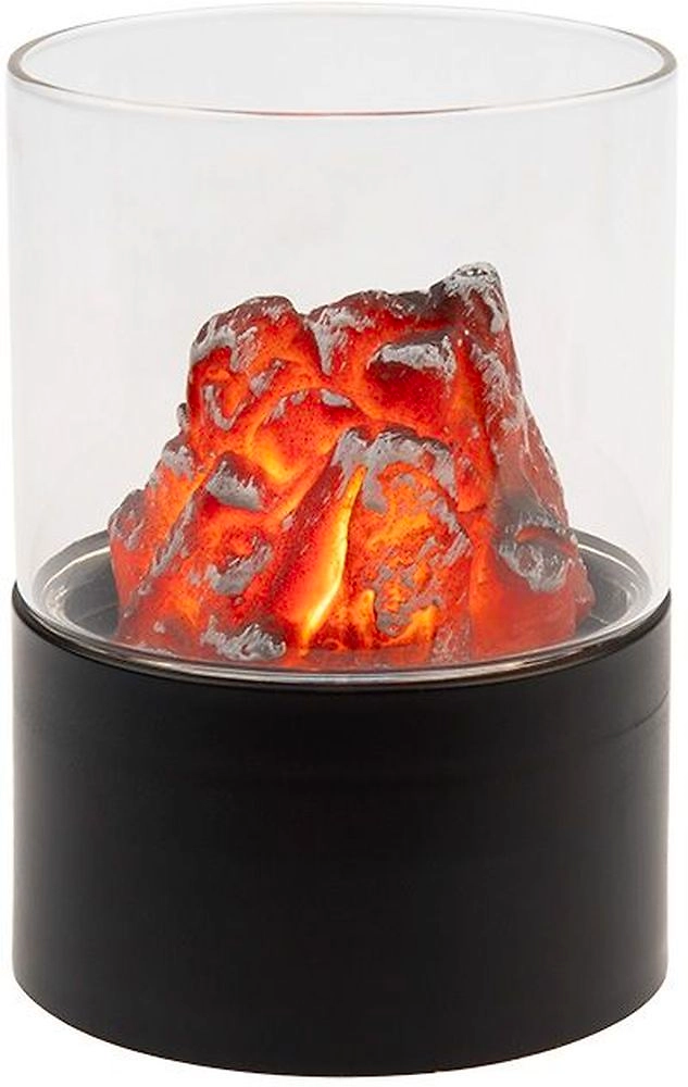 Камин декоративный лава-светильник 15х21 см