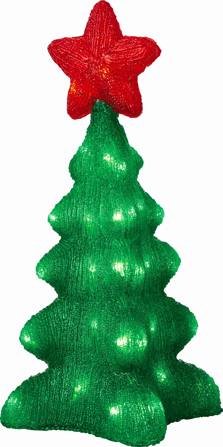 Световая фигура Ель 48 LED IP44 48 см белый