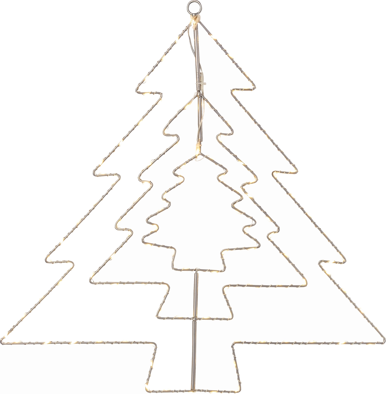 Световая фигура Елка 105 LED IP44 49 см теплый белый