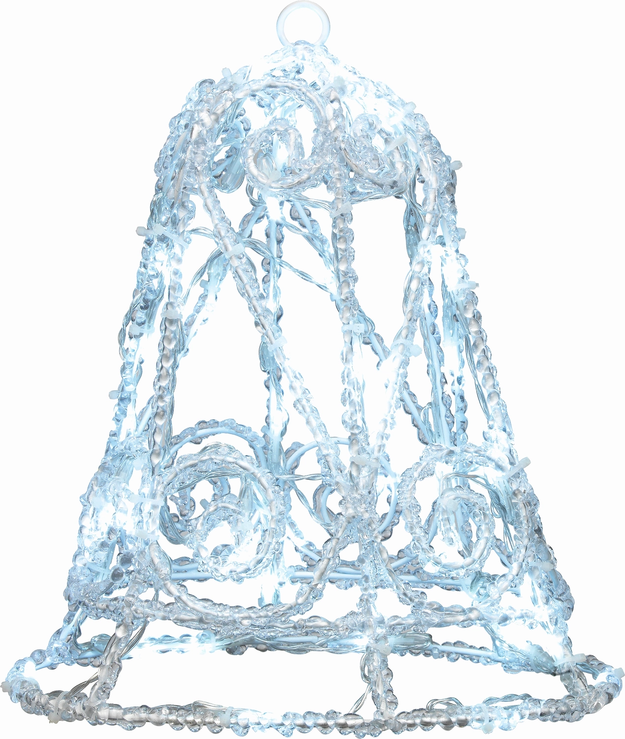 Световая фигура Колокол 50 LED IP44 30 см холодный белый