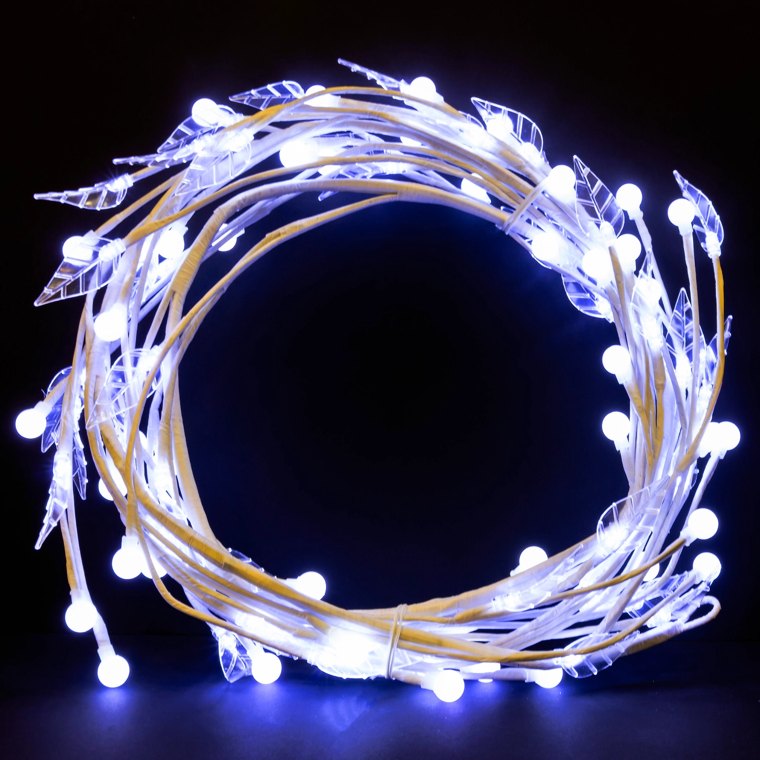 Световая фигура Веточка 96 LED IP44 180 см холодный белый