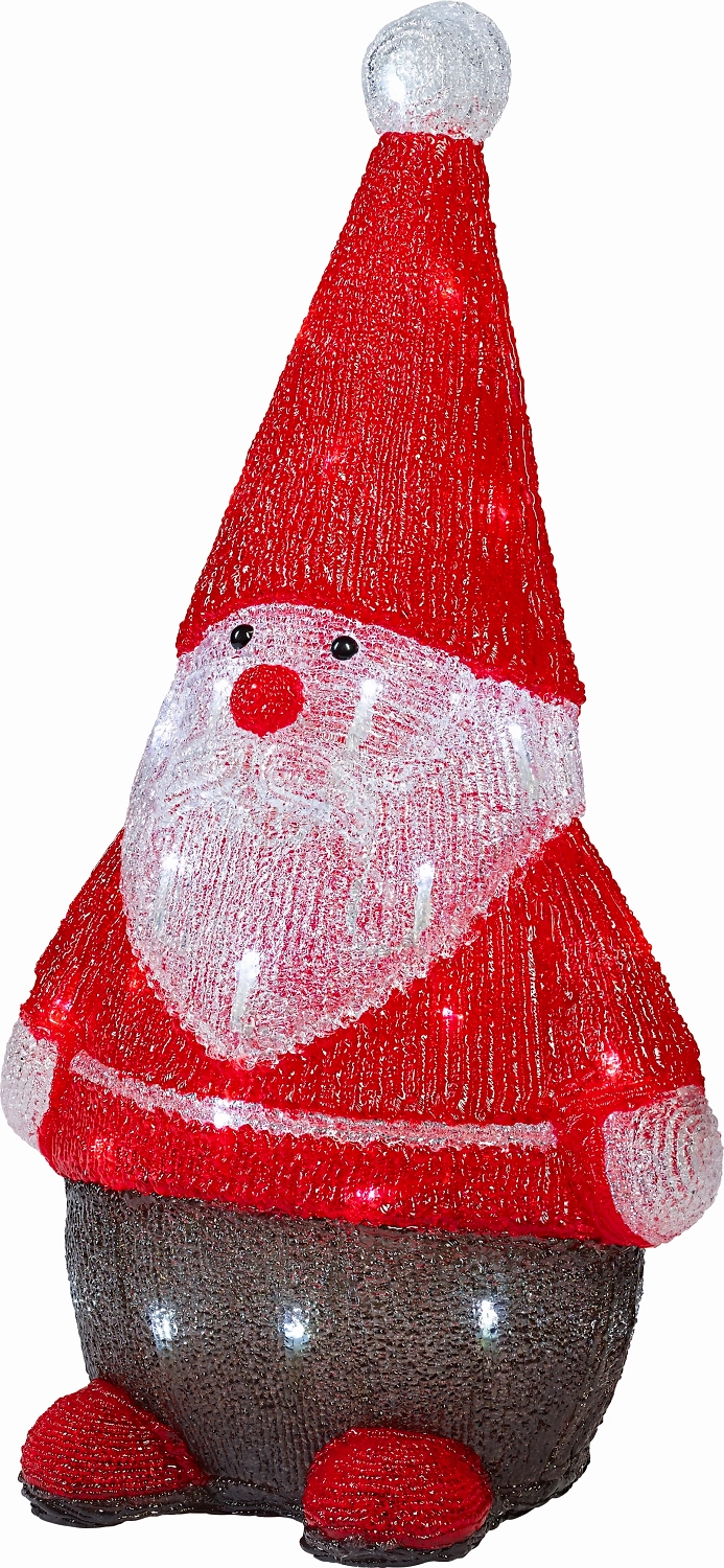 Световая фигура Дед Мороз 40 LED IP44 59 см белый постоянный