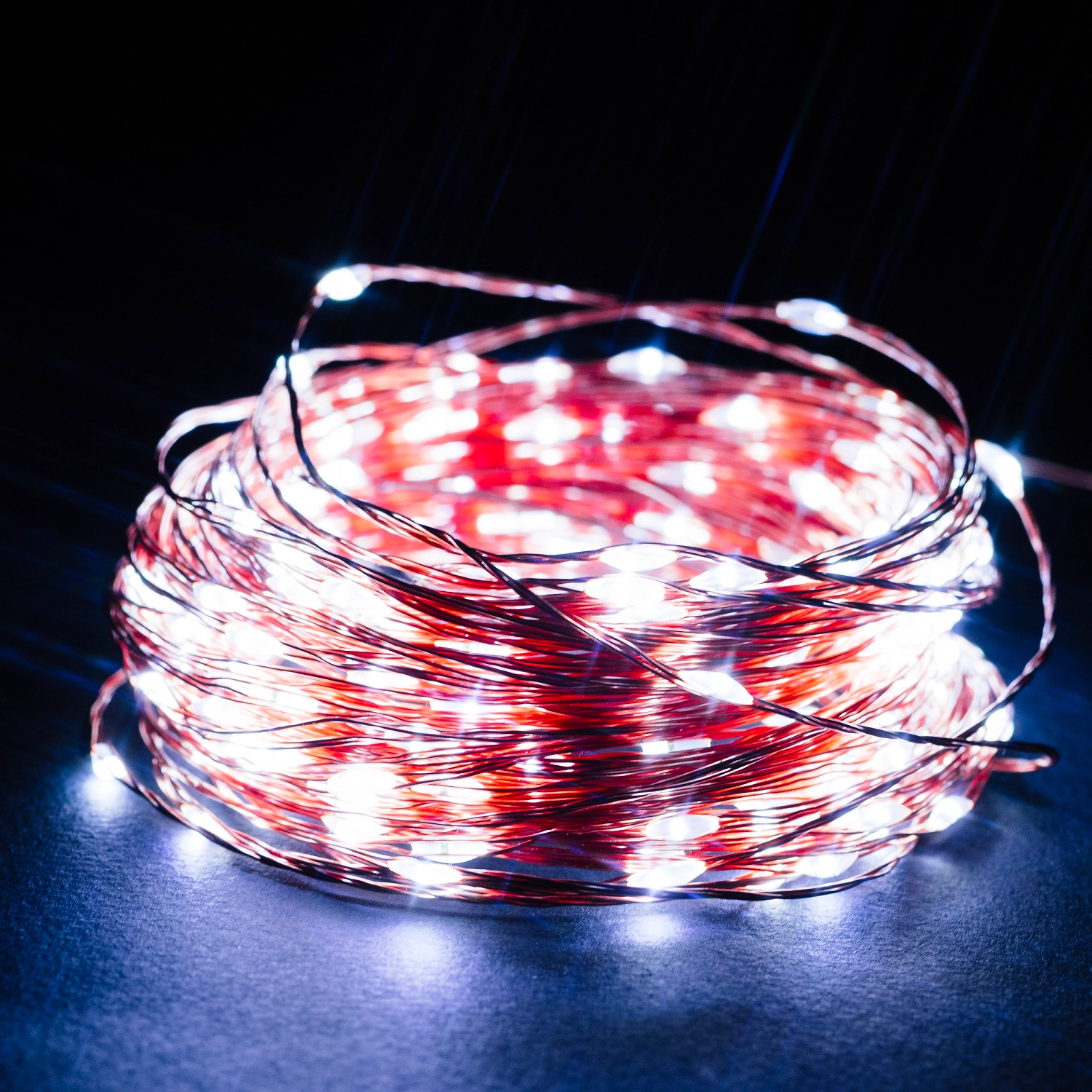 Гирлянда Нить 200 LED холодный белый 18,9 м