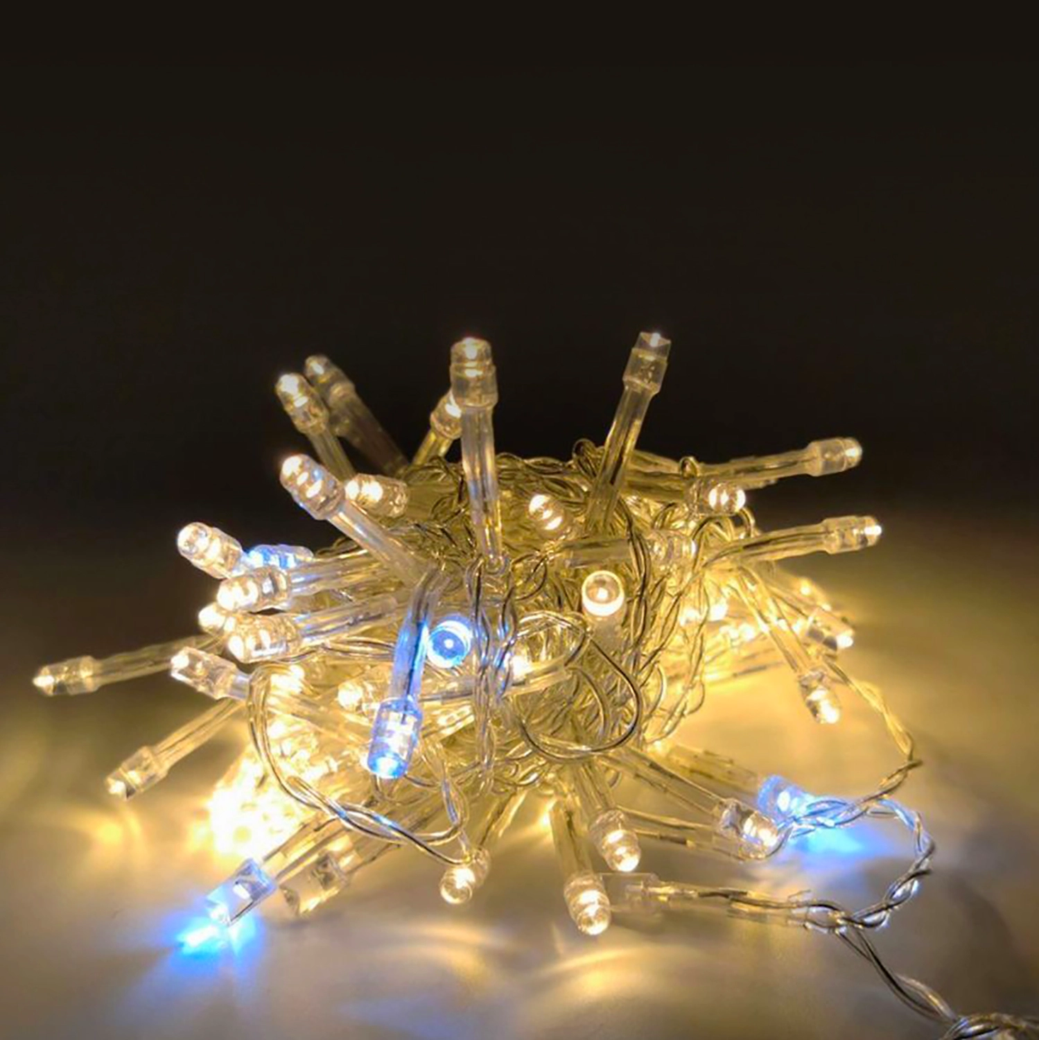 Гирлянда нить SH LIGHTS 100 LED теплый белый 5 м