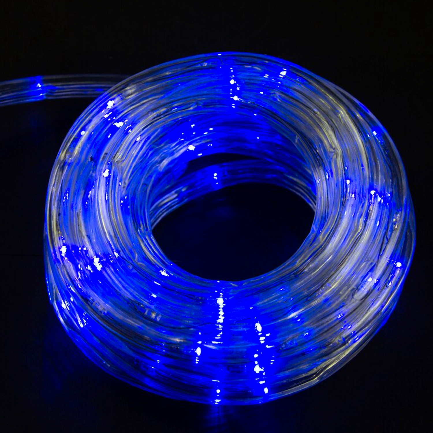 Дюралайт нить SH LIGHTS 144 LED синий 6 м