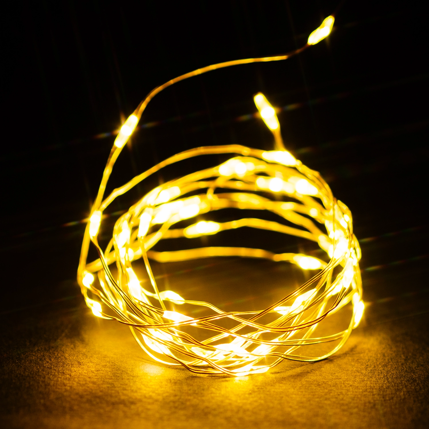 Гирлянда Нить 40 LED теплый белый 2 м