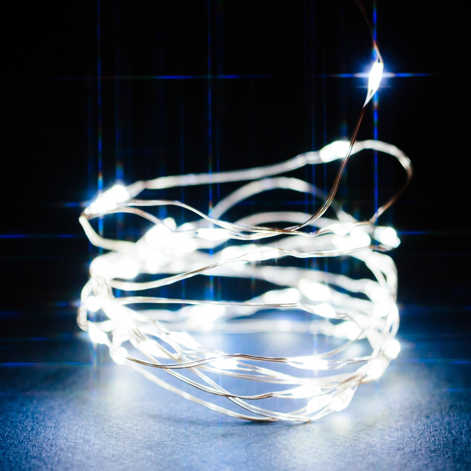 Гирлянда Нить 40 LED холодный белый 2 м