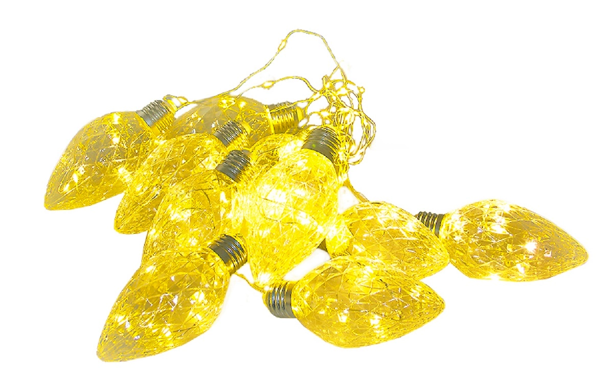 Гирлянда внутренняя нить 50 LED теплый белый 1,3 м