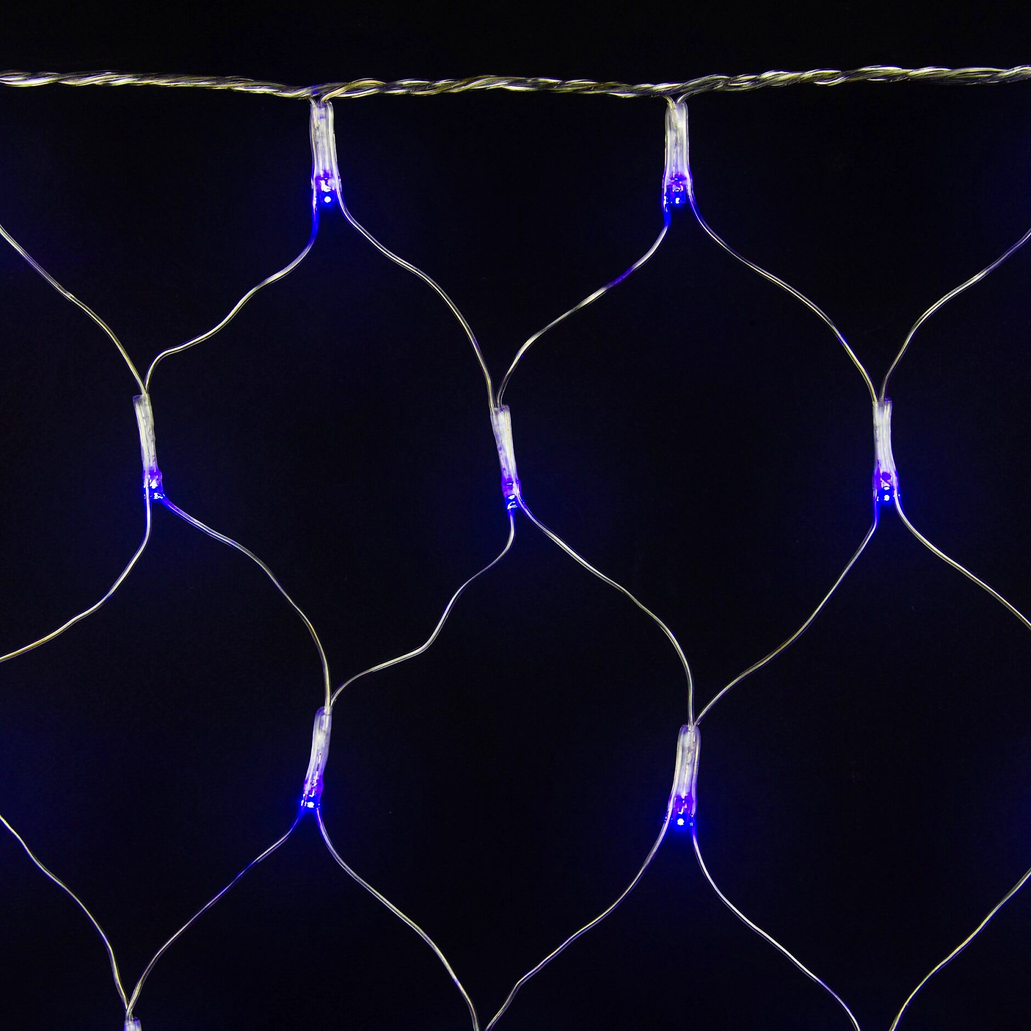 Гирлянда сетка SYSTEM IN 300 LED синяя 1 м