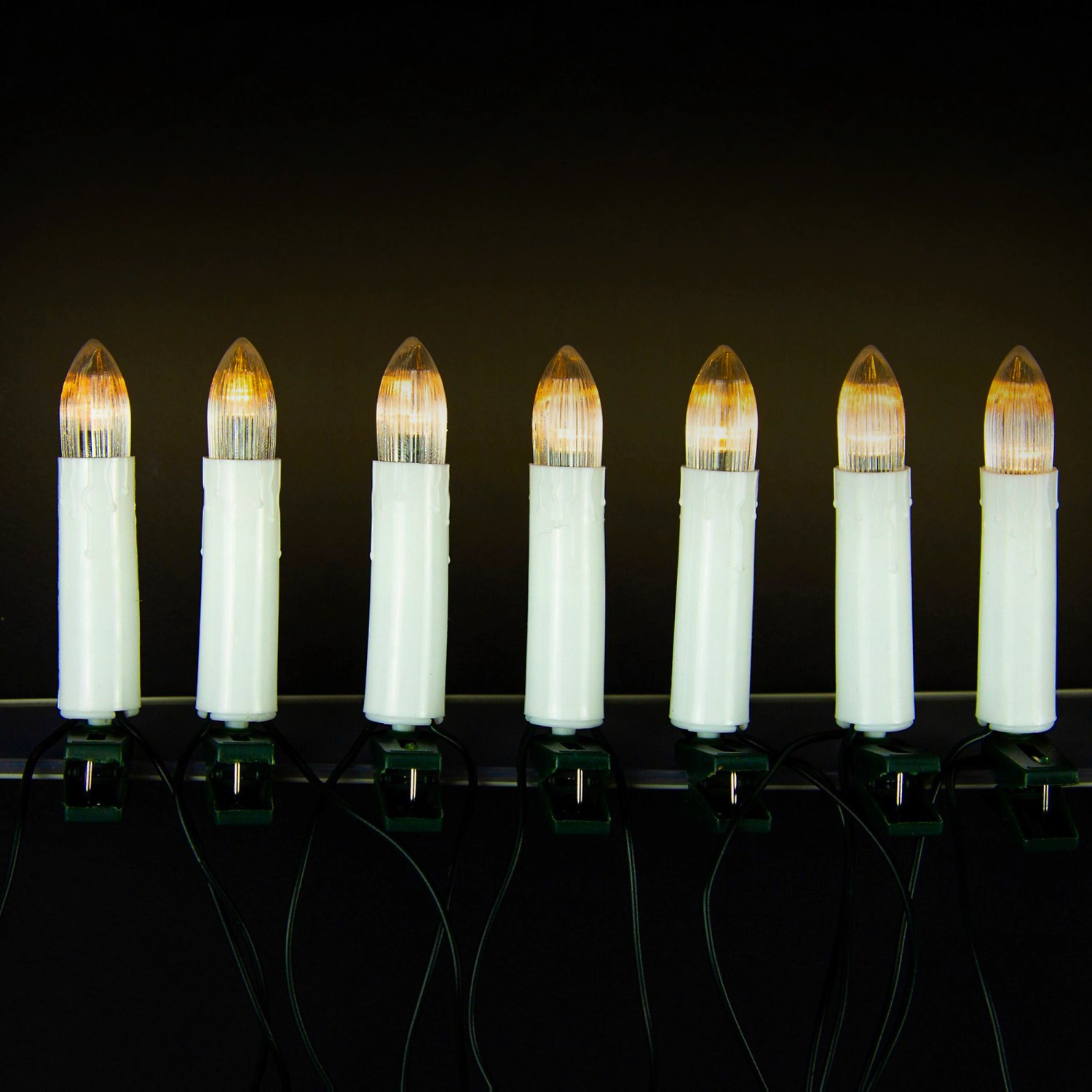Гирлянда нить Glos IE 16 LED теплый белый 7,5 м
