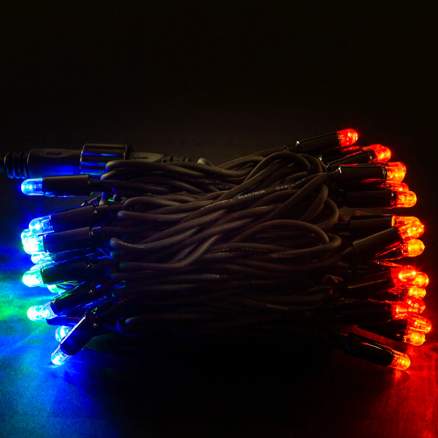 Гирлянда наружная SYSTEM PROF Нить 50 LED мульти 5 м