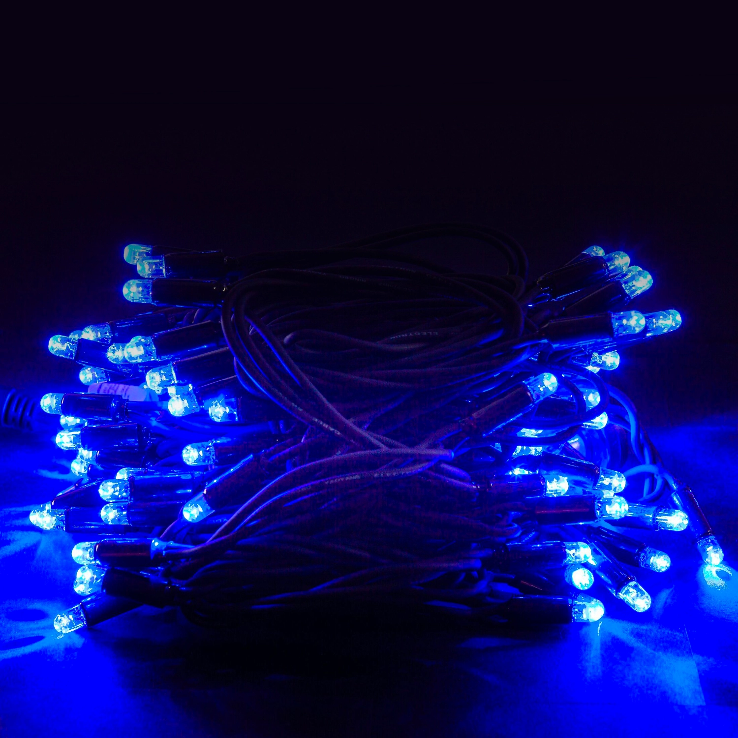 Гирлянда наружная SYSTEM PROF Нить 100 LED синяя 10 м