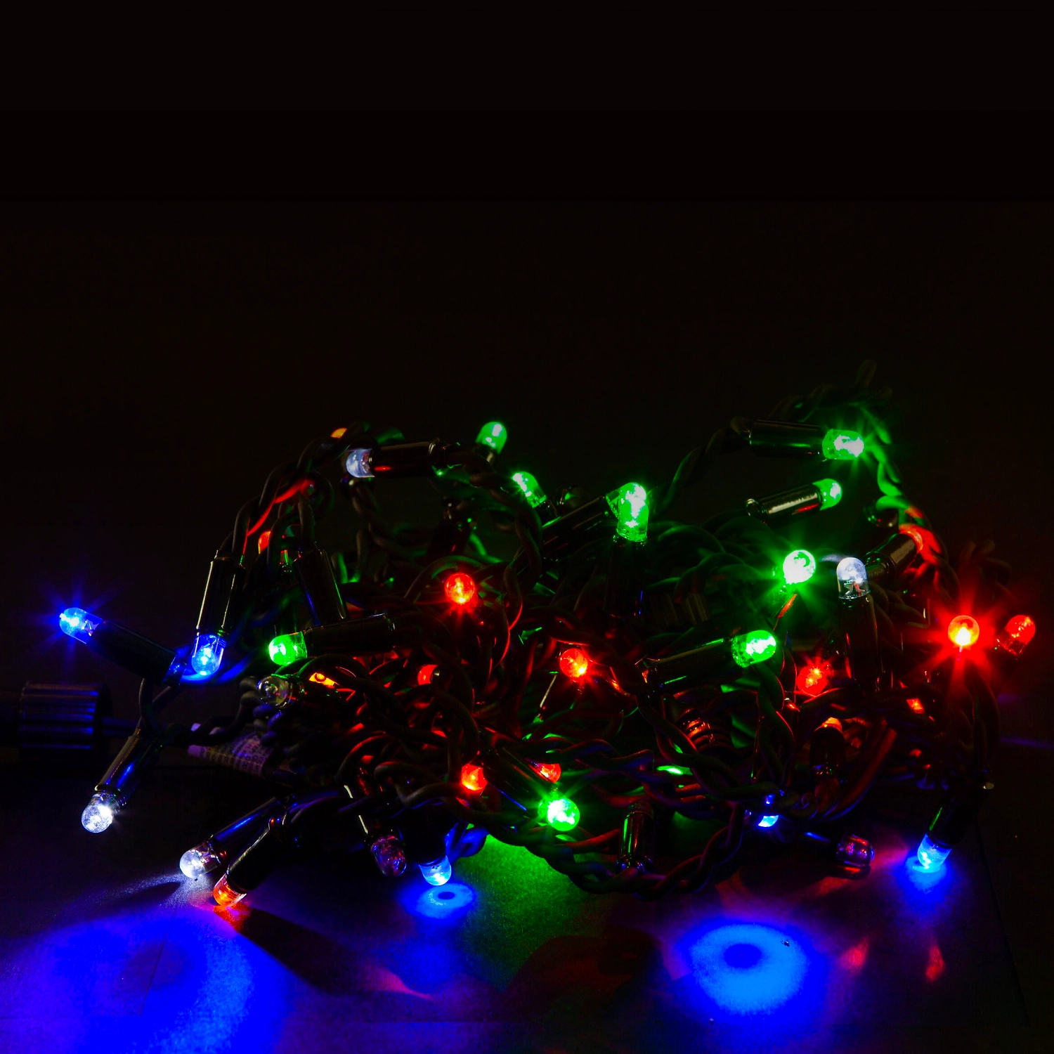 Гирлянда бахрома SYSTEM PROF 50 LED многоцветный, холодный белый 3 м