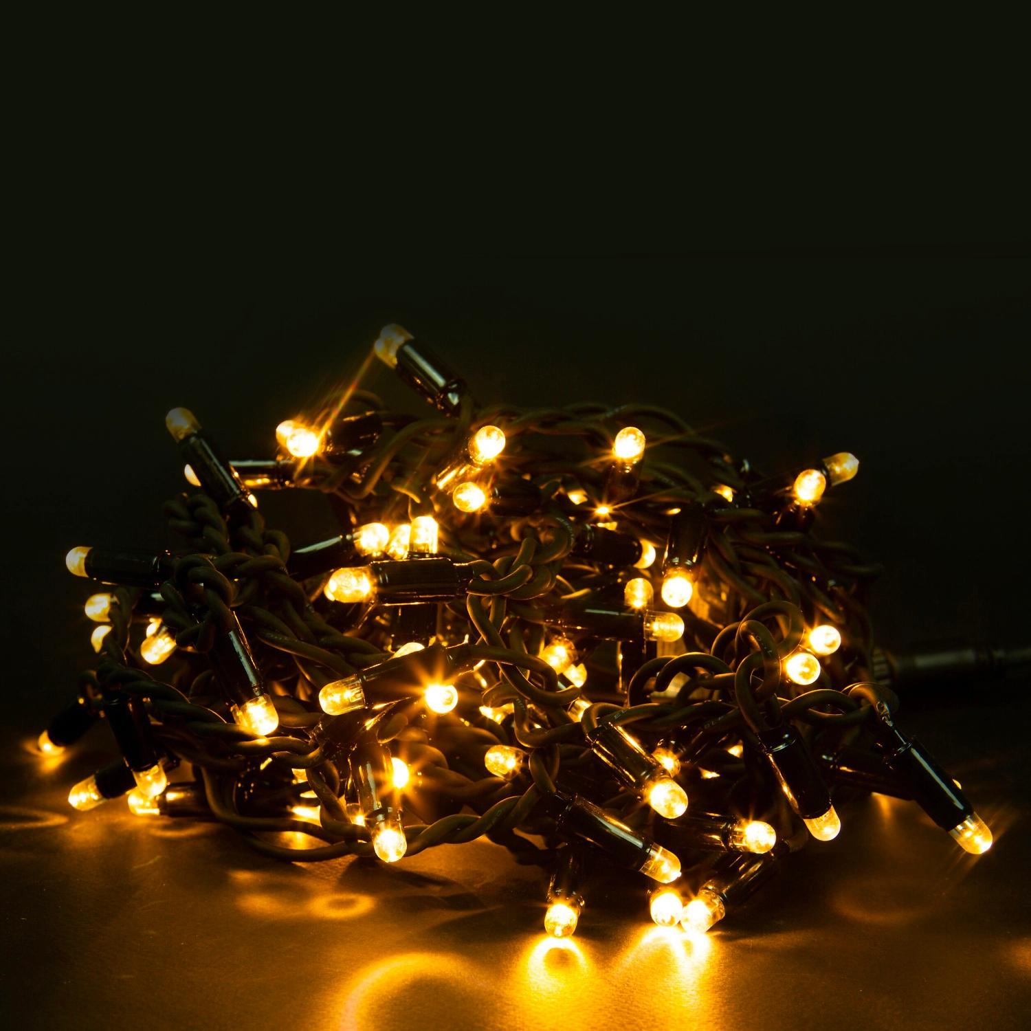 Гирлянда бахрома SYSTEM PROF 100 LED теплый многоцветный 2 м