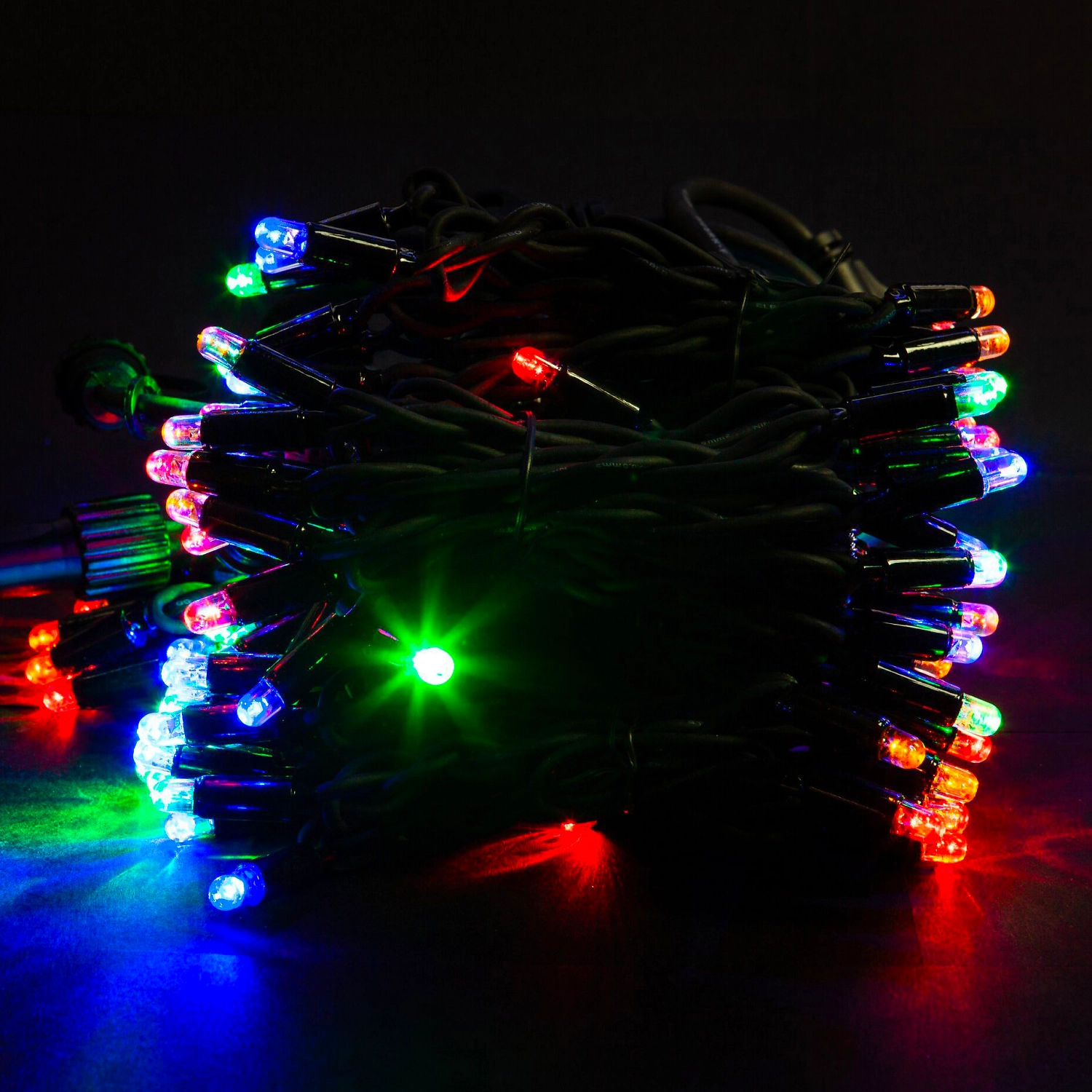 Гирлянда занавес SYSTEM PROF 102 LED многоцветный 1 м