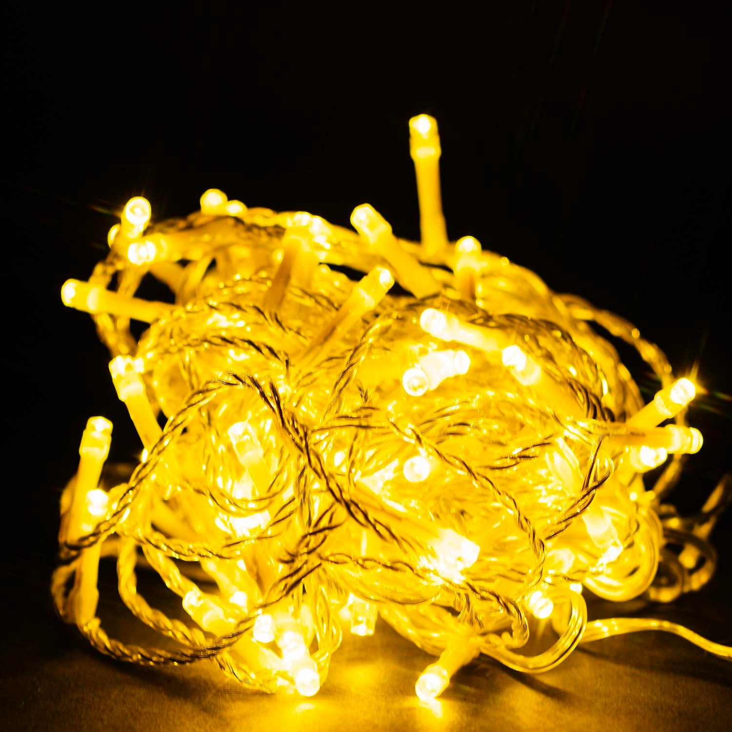 Гирлянда Мишура 80 LED теплый белый 8,92 м