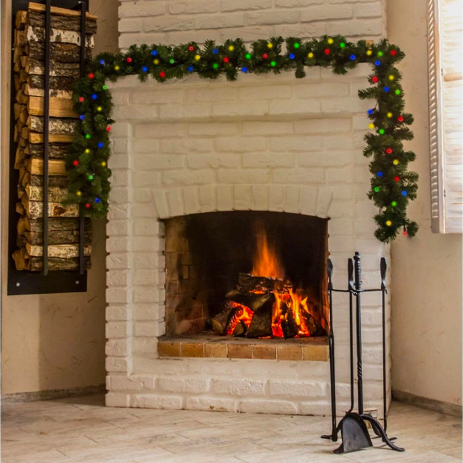 Гирлянда нить 200 LED многоцветная 10 м .