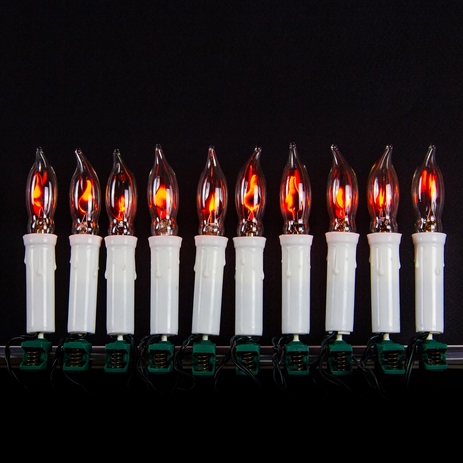 Гирлянда нить SH LIGHTS 10 LED эмитация огня 2,7 м