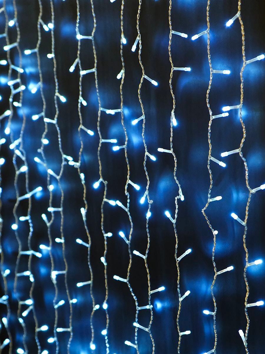 Гирлянда занавес SH LIGHTS 367 LED белый 1,5х1,5 м